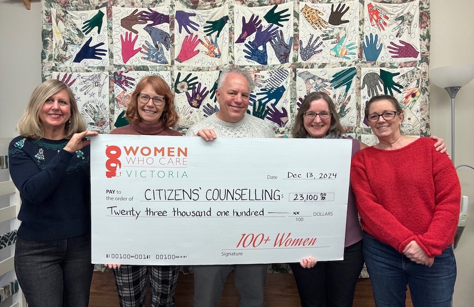 100 Women Cheque Presentation - Victoria Citizens Counselling Centre - 2024-12-13.jpeg